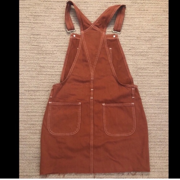 ASOS Rust Overall Dress - Picture 3 of 5